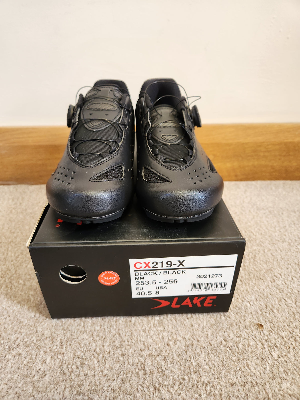 Lake CX219-X Wide Black/Black 40.5 - CLEARANCE
